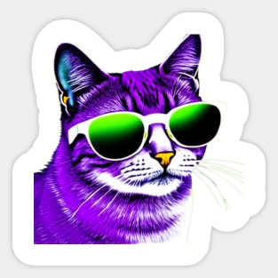 coolest cat #4 Sticker